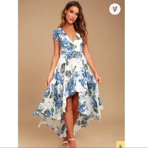 NWT Lulu’s French Countryside High-Low Dress